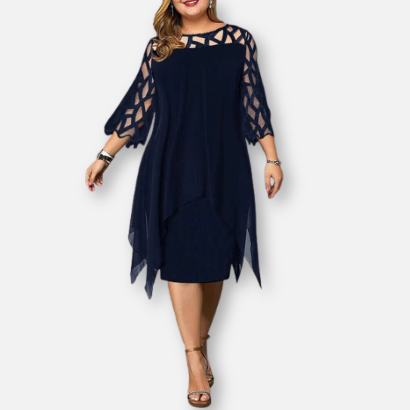 Arvae™ | Elegant Oversize Midi Dress