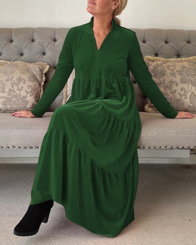 Arvae™ | Velvet Grace Midi Dress