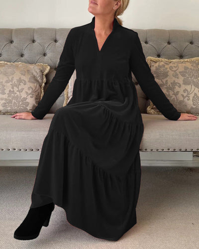 Arvae™ | Velvet Grace Midi Dress