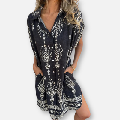 Arvae™ Naomi | Comfortable dress made of cotton and linen