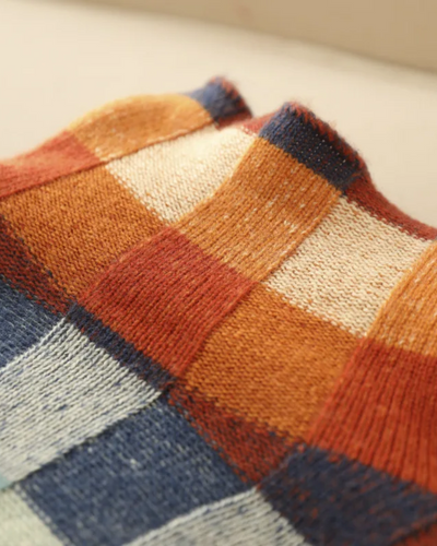 Arvae™ Madi | Luxury Patchwork Turtleneck