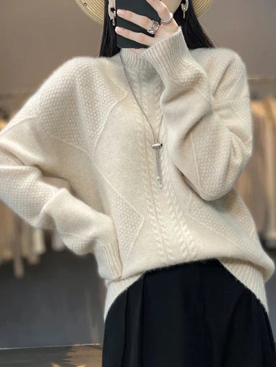 Arvae™ Ellie | Luxurious Sweater with High Collar