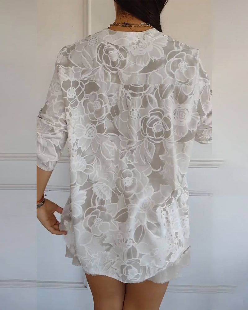Arvae™ Evie | Floral Sophisticated Blouse