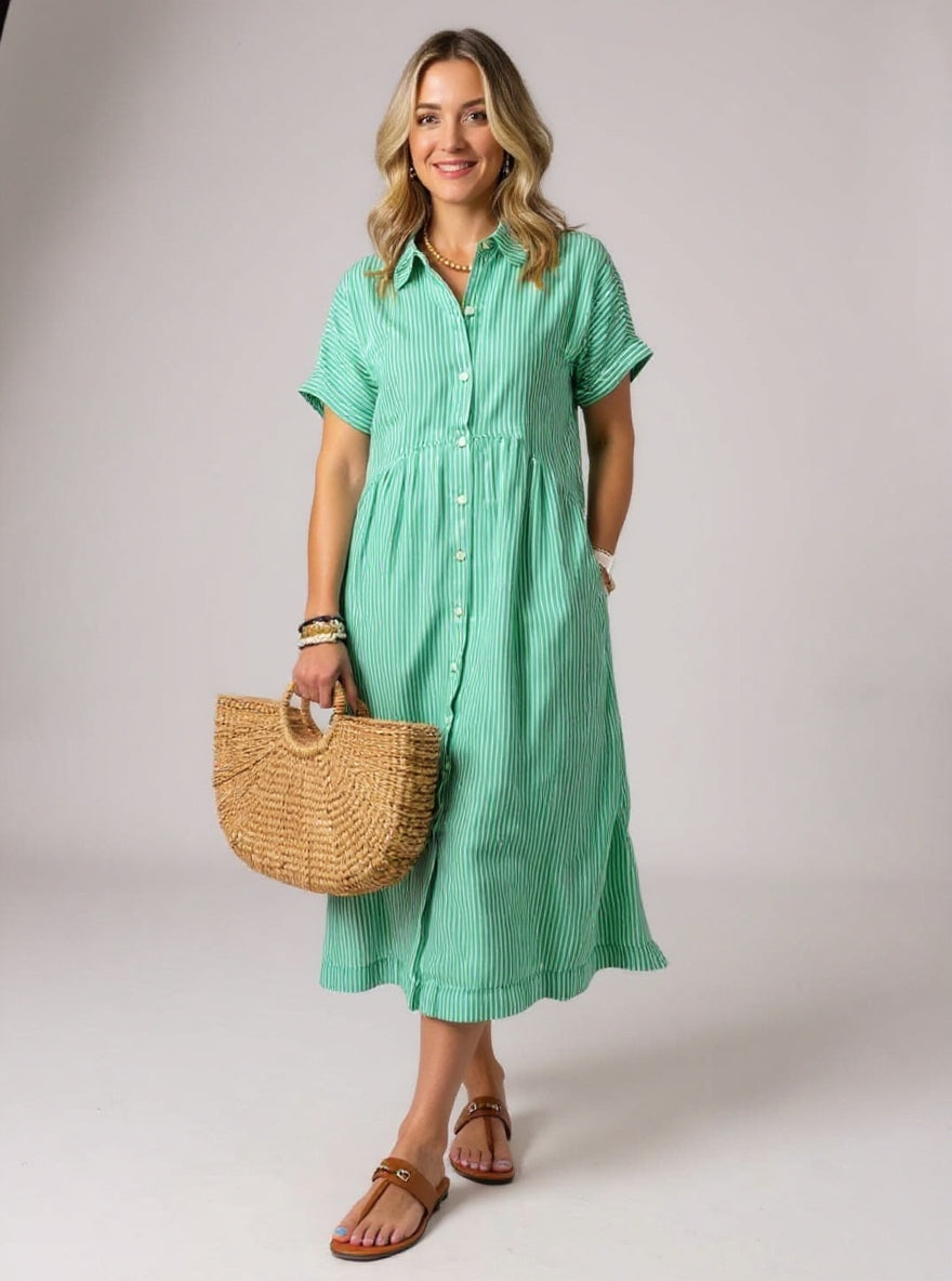 Arvae™ Susan | Fashionable Striped Dress