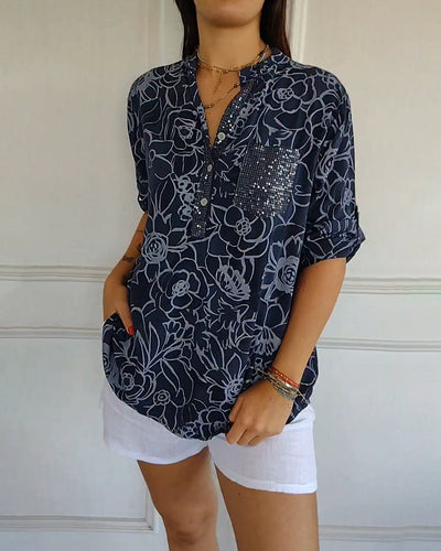 Arvae™ Evie | Floral Sophisticated Blouse