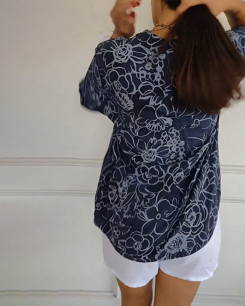 Arvae™ Evie | Floral Sophisticated Blouse