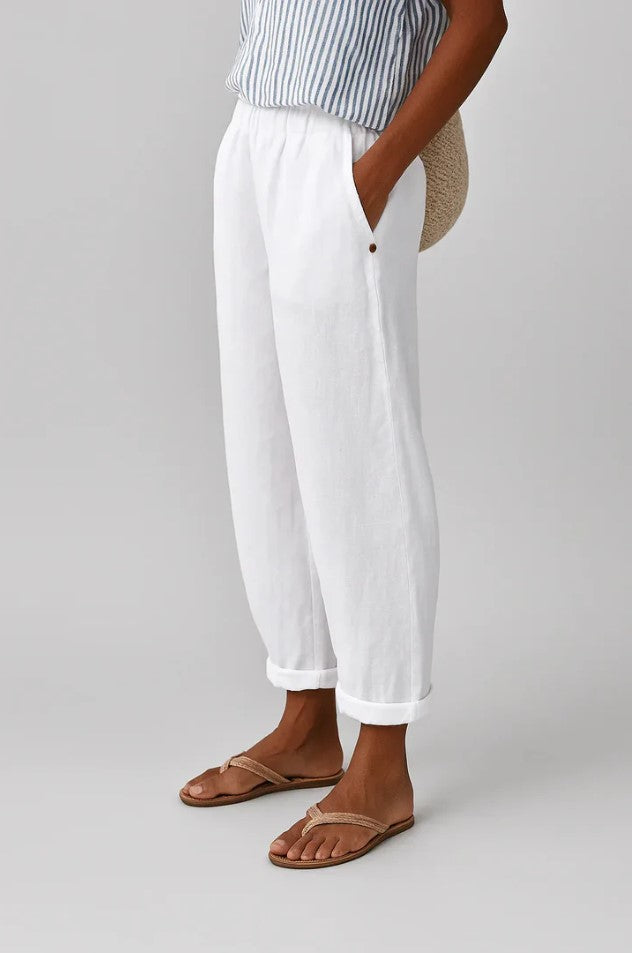 Arvae™ Romina Timeless Linen-Cotton Trousers