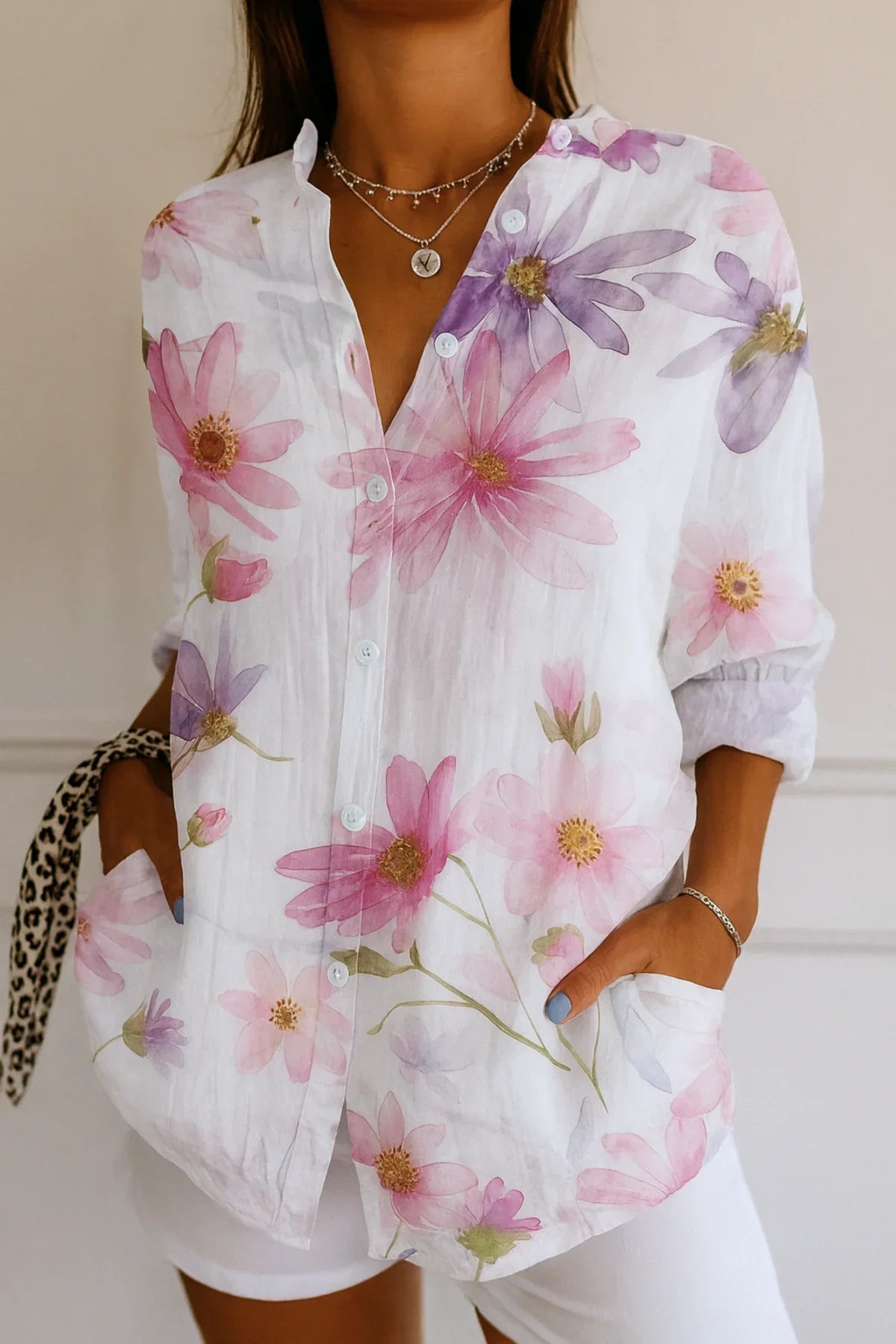 Arvae™ Astra - Colourful Pattern Blouse