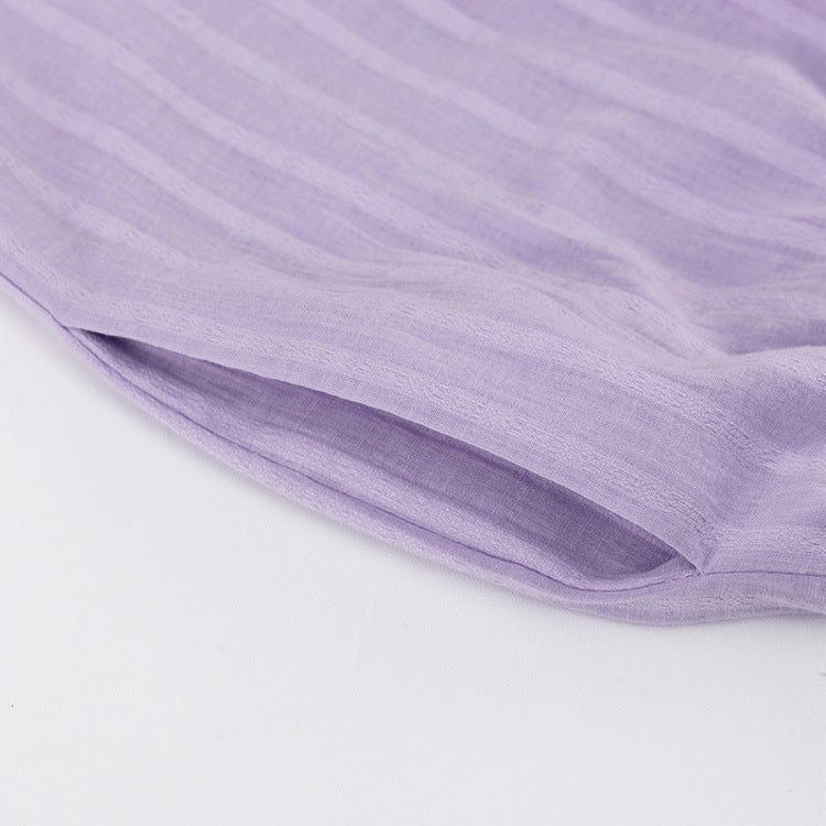 Arvae™ Viola | Breezy button-up and shorts set