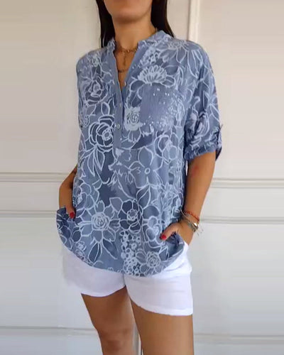 Arvae™ Evie | Floral Sophisticated Blouse