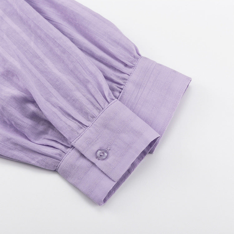 Arvae™ Viola | Breezy button-up and shorts set