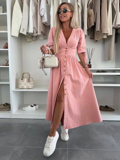 Arvae™ | Radiant Denim Dress