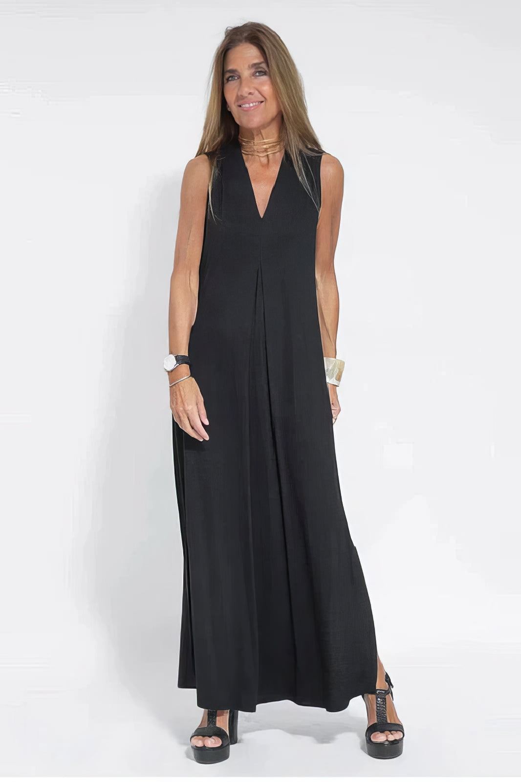Arvae™ | Elegant Long Dress + Matching Cardigan