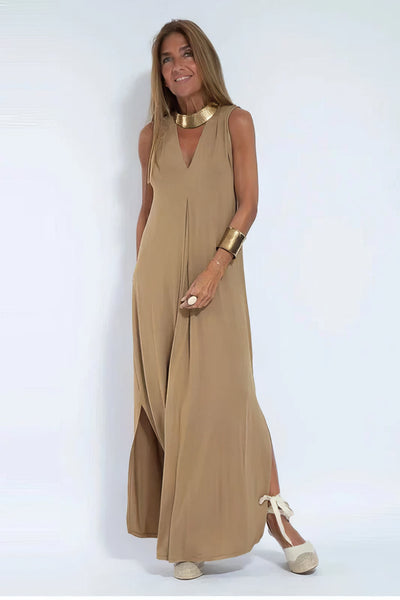 Arvae™ | Elegant Long Dress + Matching Cardigan