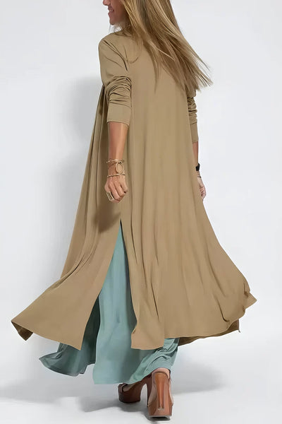 Arvae™ | Elegant Long Dress + Matching Cardigan